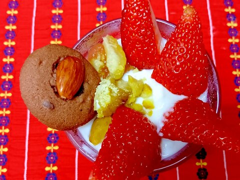 苺のヨーグルト